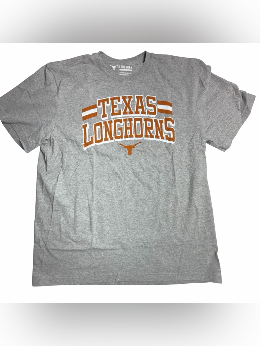 Texas Longhorns Shirt Mens XL Gray NCAA Football Longhorn Apparel Graphic Tee